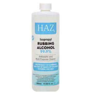 HAZ Isopropyl Rubbing Alcohol 99.9% 500mL