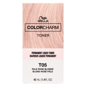 WELLA COLORCHARM Permanent Liquid Toner T05 Pale Rose Blonde