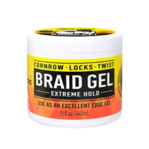 AllDay Locks Extreme Hold Braid Gel 15 oz