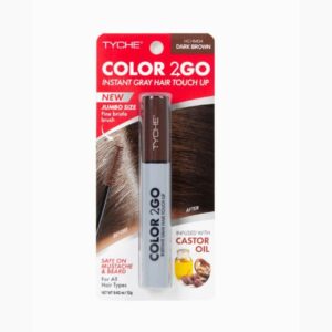 Absolute New York Color 2 Go - Instant Root Touch Up Hair Mascara Dark Brown