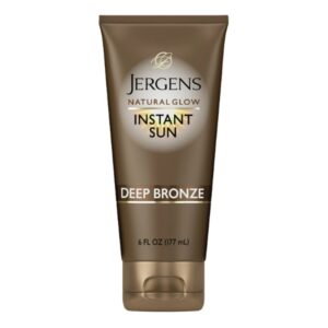 Jergens Natural Glow Instant Sun Moisturizer  Deep Bronze 6fl.oz / 177mL