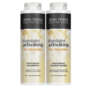 John Frieda Blonde Highlight Act Shampoo & Conditioner 500 ml Duo Pack