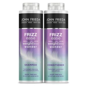 John Frieda Frizz Ease Weightless Wonder Hair Shampoo and Conditioner 500mL Duo Pack