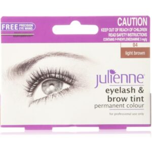 Julienne Eyelash and Eyebrow Permanent 4 Light Brown Tint