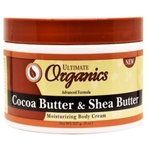 Africa's Best Ultimate Originals Cocoa Butter & Shea Butter Moisturizing Body Cream 8oz / 227g