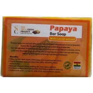 The Shea Cocoa Project Papaya Bar Soap
