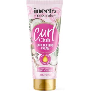 Inecto Naturals Curl Club Curl Defining Cream With Shea butter and coconut oil  200 ml