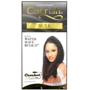 Cherish Bulk Water Wave Bulk 22'' Inch Crochet Hair Braids