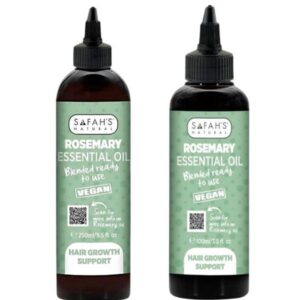 Safah's Natural Blended Rosemary Essential Oil 100ml-250 ml