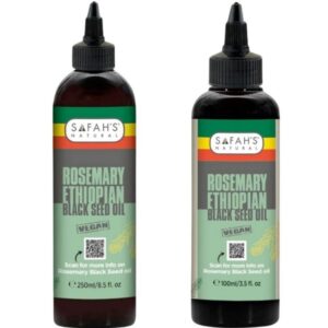 Safah's Natural Ethiopian Black Seed Rosemary Oil 100ml-250 ml