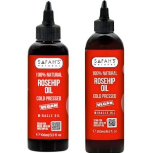 Safah's Natural Rosehip Oil Cold Pressed 100ml-250ml