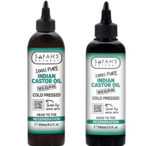 Safah's Natural Pure Indian Castor Oil For Hair Growth
