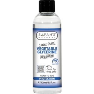 SAFAH’S NATURAL PURE VEGETABLE GLYCERINE 100ml