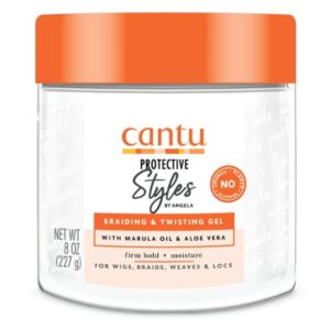 Cantu Protective Styles Braiding & Twisting Gel with Aloe Vera 8oz / 227g