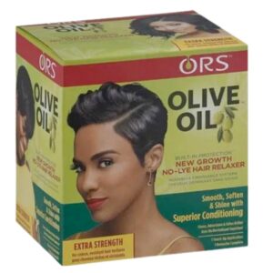 ORS OLIVE OIL NEW GROWTH NO-LYE HAIR RELAXER (EXTRA STRENGTH)