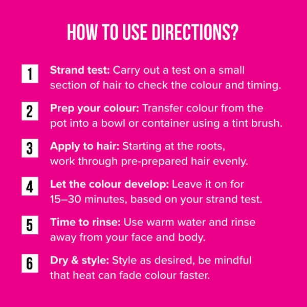 LA Riche Directions Semi-Permanent Hair Colour Pillarbox Red 100ML (4)