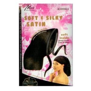 MURRY SOFT AND SILKY SATIN POCKET BONNETT M3999BLK
