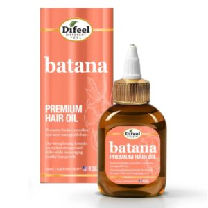 Difeel Batana Premium Hair Oil 2.5 Fl.oz _ 75mL