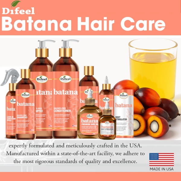 Difeel Batana Sulfate Free Shampoo 12 Fl.oz _ 355mL (7)