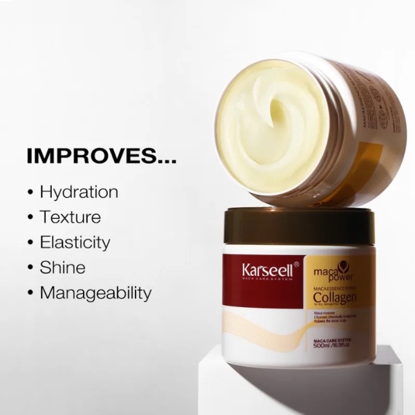 Karseell Deep Conditioner Coconut Oil Hair Mask 16.9 Fl Oz_ 500 ml (2)