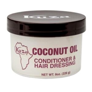 Kuza Coconut Oil Conditioner & Hair Dressing - for Healthier Hair 8oz _ 226g