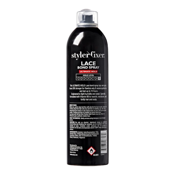 Red by Kiss Lace Bond Hold Spray Styler Fixer Ultimate Hold 14.8fl.oz _ 440ML (3)