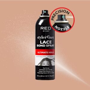 Red by Kiss Lace Bond Hold Spray Styler Fixer Ultimate Hold 7.8fl.oz _ 230mL