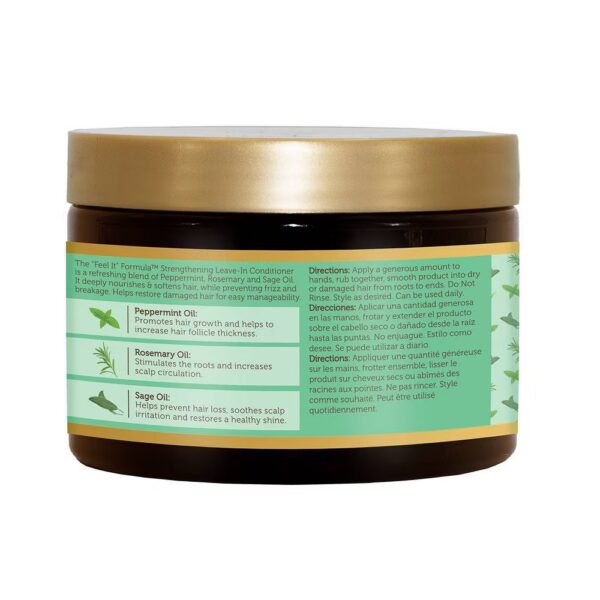 African Pride Feel It Formula Peppermint Rosemary Sage Strengthening Leave In Conditioner - 12oz (3)