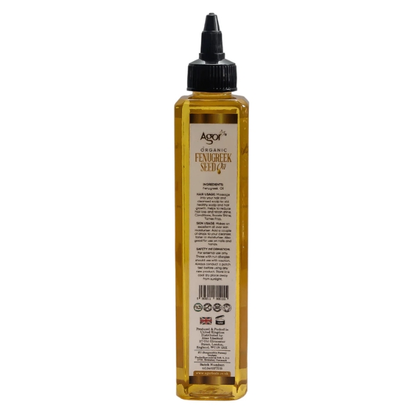 Agor Organic Fenugreek Seed Oil (250ml) (2)