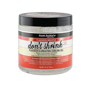 Aunt Jackie's Flaxseed Recipes Don't Shrink Elongating Hair Curling Gel