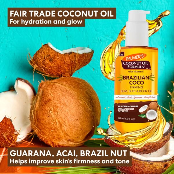 Palmer's Coconut Oil Formula Brazilian Coco Firming Body Oil, 6.5 fl oz