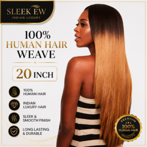 Sleek Ew Indian Luxury 100% Human Hair Weave 20 inch
