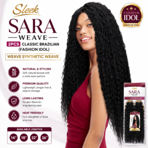 Sleek Sara Classic Brazilian (Fashion Idol) Synthetic Weave 2Pcs 28 Inch