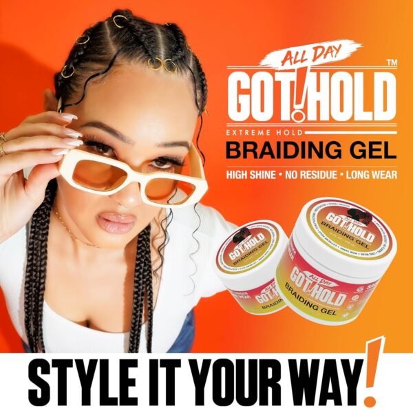 All Day Got Hold Braiding Gel—the ultimate extreme-hold formula