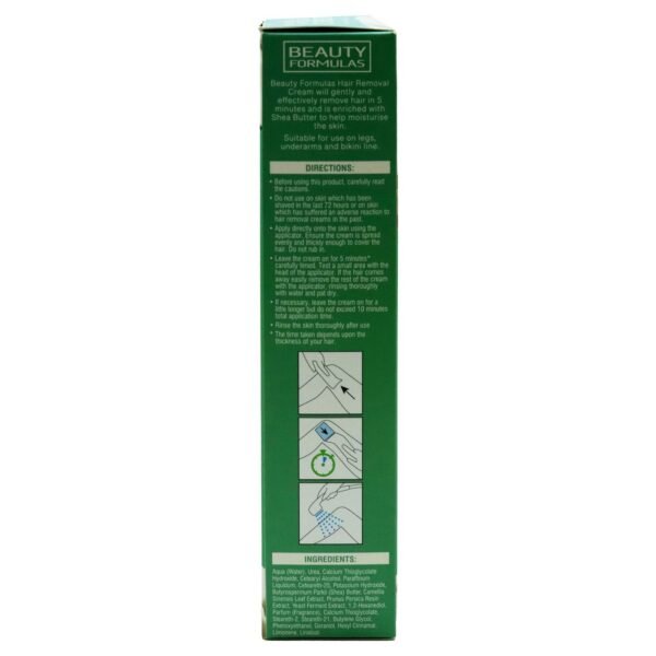Beauty Formulas Hair Remover Cream Moisturising 3.3fl.oz / 100ML