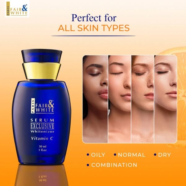 Fair & White Exclusive Brightening Serum With Vitamin C 30ml