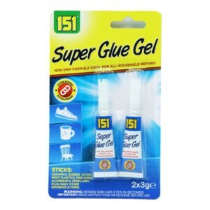 151 Super Glue Quick Drying Extra Strong 3G (2PK)