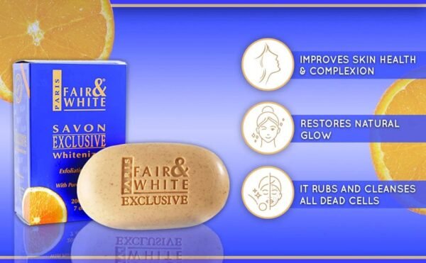 FAIR & WHITE Exclusive Exfoliating Soap With Vitamin C 200g