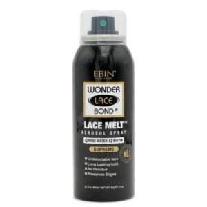 Ebin Wonder Lace Bond Lace Melt Aerosol Spray Rosewater - Supreme.  2.7oz / 80ml