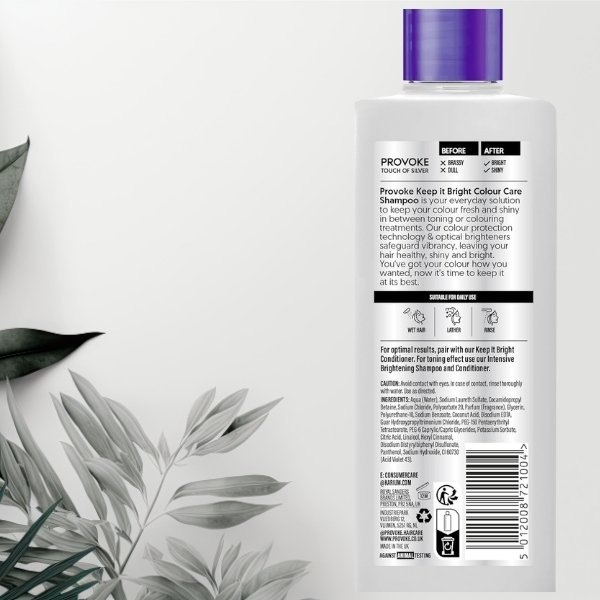 PROVOKE TOUCH OF SILVER SHAMPOO COLOUR CARE