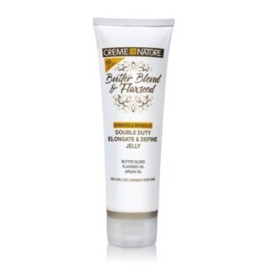 Creme of Nature Butter Blend & Flaxseed Double Duty Elongate & Define Curl Jelly
