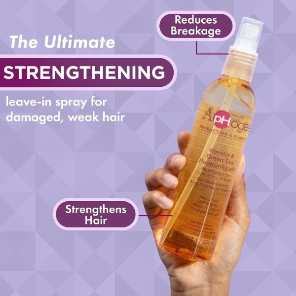 Aphogee Keratin and Green Tea Hair Restructurizer 8Fl.oz