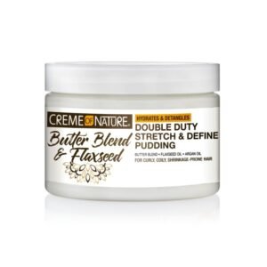 Butter Blend & Flaxseed Double Duty Curl Stretch & Define Pudding
